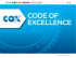 Cox`s Code of Excellence