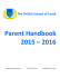 Parent handbook - The British School of Lomé