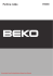 BEKO EV 6800 User Manual Pdf