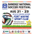 The 2014 Shindigz National Soccer Festival is being held at the