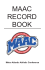 MAAC RECORD BOOK