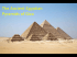 The Ancient Egyptian Pyramids of Giza