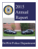 2015 Annual Report - Town of DeWitt Police Department