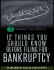 Introduction: 12 Things You Should Know Before Filing for Bankruptcy