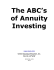 The ABC`s of Annuity Investing