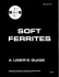 Soft Ferrites – A User`s Guide