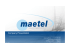 MAETEL General Company presentation
