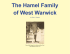 The Hamel Family Of West Warwick