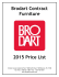 Brodart Contract Furniture 2015 Price List