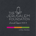 Annual Report 2012 - Jerusalem Foundation