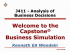 Welcome to the Capstone® Business Simulation
