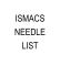 ISMACS Needle List - International Sewing Machine Collectors