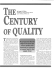 The Century of Quality