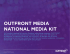 OUTFRONT MEDIA NATIONAL MEDIA KIT