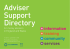 Adviser Support Directory