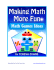 Making Math More Fun Math Games Ideas