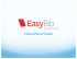 EasyBib Instructional Guide