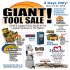 Nov. 21-22 2014 All Giant Tool Sale Special