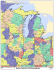 North Central LATA Map - Maponics