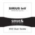 SIRIUS InV SV2 User Guide