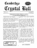Crystal Ball Newsletter November 1985
