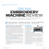 Stitches EMBROIDERY MACHINE REVIEW