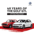 40 years of the golf gti.
