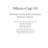 Micro-Cap 10 Reference Manual