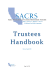 SACRS Trustees Handbook