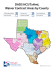 DADS HSC / TxHmL Waiver Contract Area by County map