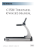 CS500 Treadmill Owner`s Manual