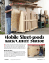 Mobile Sheet-goods Rack/Cutoff Station