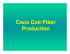 Coco Coir/Fiber Production