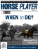 to read that and much more! - Horseplayers Association of North