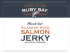 Ruby Bay Salmon Jerky Presentation