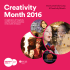 Creativity Month 2016