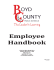 Employee Handbook - Boyd County Public Schools