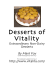 Desserts of Vitality - Extraordinary Non