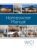 Homeowner Manual - WCI Communities