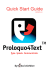 Proloquo4Text Quick Start Guide