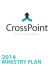 2014 CrossPoint Ministry Plan - CrossPoint City Church Cartersville