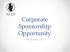 Corporate Partnership Opportunity