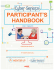 participant`s handbook