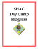 Bear Program - Day Camp, SHAC