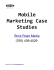 Mobile Marketing Case Studies