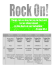 Sample of the Rock On VBS curriculum
