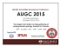 AUGC 2015 Conference Program