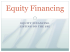 EQUITY FINANCING LISTING ON THE JSE
