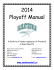2014 Playoff Manual