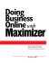 Doing Business Online with Maximizer